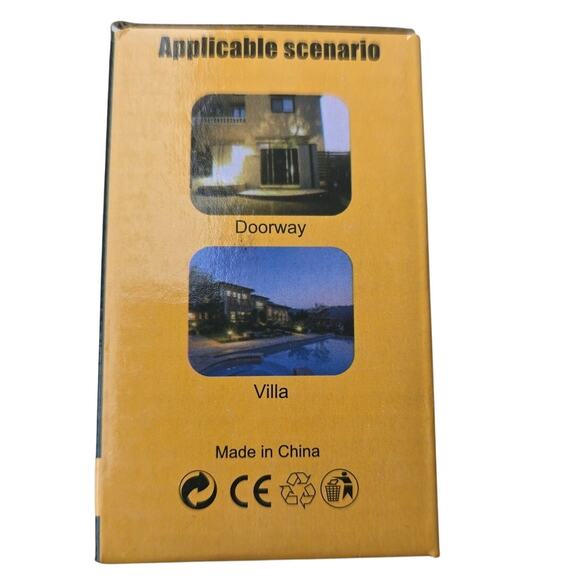 Solar Interaction Wall Lamp / 100 LED Solar Lamp BK-100 (SET OF 2) NIB - Picture 4 of 5